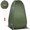 Outsunny Tente de Douche de Camping Pop up Pliable avec Sac de Transport Polyester dim. 126L x 124l x 198H cm - Vert