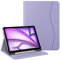 Fintie Hülle für iPad Air 11 Zoll M2 (2024), iPad Air 5. Generation (2022) / iPad Air 4. Gen 10,9 Zoll, Multi-Winkel Betrachtung Folio Stand Schutzhülle Case Cover mit Dokumentschlitze, Violett