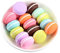 XCSJ 16 Stück Realistische Künstliche Macaron 2.5 * 1.3cm, Mini Fake Macaron Modell Makronen Simulation Künstlichen Kuchen Süß Bunt Macaron Für Fotografie-Requisiten, Home Party Dekor, 8 Farben