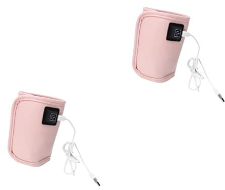 Toddmomy Infant Bottle Warm Cover Baby Bottles Newborn 2 Sets Bottle Warmer Insulation Sleeve Feeding Bottle Pu Baby Mam Bottles Newborn Feeder Bottle Keep Warmer