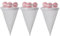 EHOTER 3Pcs Floating Hair Filtering Mesh Removal Washing Machine Wool Device Washing Machine Hair Filter Cleaning Mesh Bag Reusable Washer Hair Catcher (Pink)
