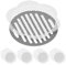 AMFUN 40Pcs Drenaje de Pelo de Baño, Atrapa Pelos de Ducha Desechables, Filtro Desagüe Fregadero Cocina Filtro, Filtro de Acero Inoxidable, Hair Catcher, para Fregadero Lavabo Bañera-10cm