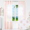 BOD HOME 2 Stück Kindervorhang Transluzent Rosa, 140x260 cm BxH, Kinderzimmer Vorhang, Home & Kinderzimmer Dekoration, Kinder, Polyester, Buchstaben Design