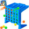 Graplan 4 Gewinnt Flip Klassische Brettsp 4 Gewinnt Action Bälle Bouncing Ball Tischspiel für Hüpfbälle Erwachsene Brettspiele Kinder Interaktive Geburtstagsfeier Spiele