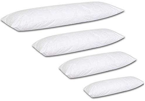 adsin Soft Hollowfiber Filled Bolster Pillow Orthopedic Long Pillow for Side Sleeper, Back, Neck, Full Body Maternity Support Pregnancy Pillow (Super King 6FT)