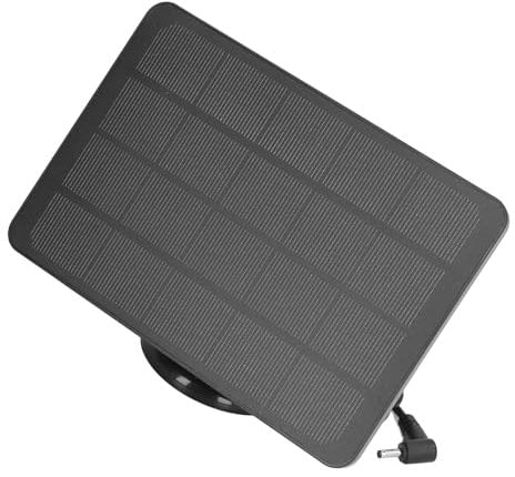 10W Solar Panel Charger, IP65 Watererproof Portable Solar Powered Charger for Ring Spotlight Camera Battery, for Stick Up Cam Battery (CSP4W-DC-B)