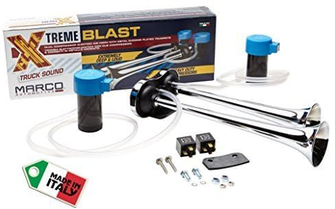 Elektropneumatische Hupe mit zwei Kompressoren Extreme Blast 24 Volt