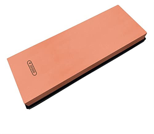 ISCBAFYX Japanischer Messerschärfstein mit Rutschfester Gummimatte, Küchen-Schleifstein, Messerschärfstein zum Feinschleifen, hochglanzpoliert, Körnung 600/1000/2000/5000/10000/15000/20000