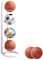 Porta Palloni Da Calcio, Rastrelliera Per Organizzatori Di Pallacanestro, 3/4/5 Livelli Rastrelliera Per Basket, Supporto Per Palle Da Basket, Rastrelliera Verticale Per Basket Calcio Pallavolo