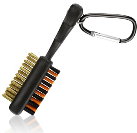 Thyonta Golf Club Cleaner Brush Golf Groove Cleaner Golf Club Double Sided Brush Durable Cleaning Brush for Golf Tool Accessories