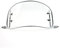 Motorrad Windschutzscheibe Für Roller Für E-Bike Motorrad Windschutzscheibe Retro Front Windabweiser Windschutzscheibe Zubehör Windschild Motorrad(1)