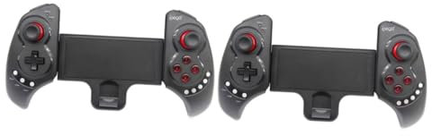 Artibetter 2 Stück Spielgriff Controller Telefon Griff Gamepad Schwarz