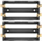 VOANZO 2Pcs 18650 Battery Holder 3.7V 2-Section Battery Storage Case for SMD 18650 DIY Power Supply High Temperature Resistant for Charging Projects