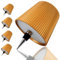 Lampada Bottiglia LED, Lampada per Bottiglia Senza Fili Tattile Ricaricabile con Luce Dimmerabile per Ristorante, Casa, Bar, Ufficio (Oro, 4 pezzi)