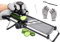 Mandoline De Cuisine Réglable En Inox, Mandoline Professionnelle Cuisine Pour Pommes De Terre, Oignons, Concombres, Choux, Gants Anti-Coupure Et Brosse De Nettoyage