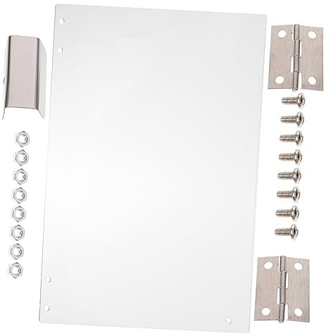 GALPADA Pvc Clear Door Panel for Popcorn Machine Thicken Baffle Replacement Easy Install Compatible with Commercial Popcorn Makers Lightweight Pvc Construction