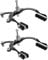 TOGEVAL 2pcs Bike Brake Caliper Road Bike c Clamp Brake Rim Caliper Pads Metal for Safe Riding