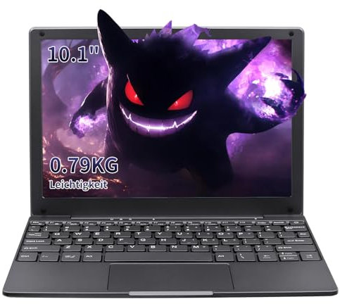Zyphionix UDKED 10.1 Inch Mini Laptop, Celeron N4020, 8GB RAM,128GB SSD Ultra Thin Netbook with Mouse, WiFi, BT, Webcam, USB 3.0, Type-C Charging, HDMI, Perfect for Kids and Adults