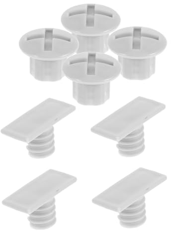 Schraubenabdeckung für Kinderrutsche Kunststoff 8 Stück Ersatzteile | Schraubverschluss für Kleinkindrutsche, Quick Installation, Switch Joystick Caps