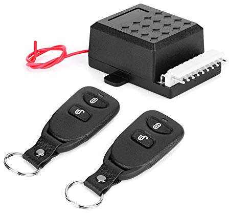 CHICIRIS Universal-Auto-Zentralalarmsystem-Fernbedienung, Anti-Diebstahl-Schlüsselverriegelungssatz mit LED-Lichtanzeige und Zwei Blitzlichtern, für Alle Autos