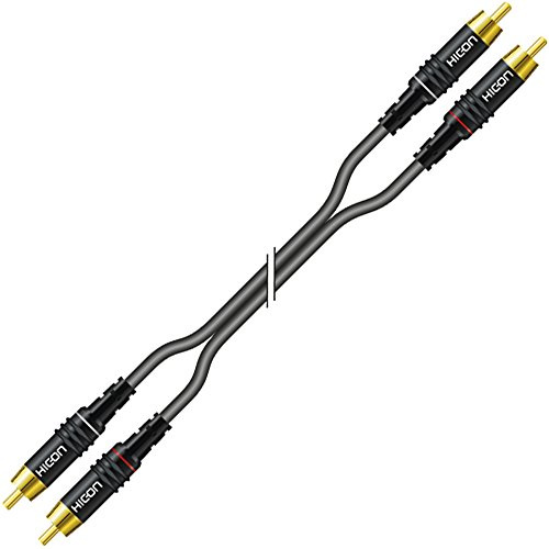 Sommer Cable 75cm SC Onyx 2025 MKII Stereo RCA Cinchkabel ORIGINAL + HI-CM06 Stecker 0,75m schwarz - ON81-0075-SW