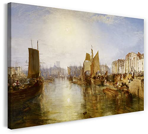 Leinwand (120x80cm): William Turner - The Harbor of Dieppe