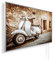 Könighaus 600W Infrarotheizung mit Bild in HD Qualität ✓ inkl. Thermostat ✓ 5 Jahre Garantie ✓ Doppelter überhitzungsschutz ✓ Infrarot Wandheizung ✓ Motiv: 160. Vespa Weiß
