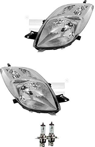 Scheinwerfer Set H4 für Yaris_P9_ SCP9_ NSP9_ KSP9_ NCP9_ inkl. OSRAM Lampen ohne Stellmotor LWR
