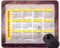 2021 Kalender Mauspad, Monk Angel Pray rutschfeste Gummibasis Mousepad