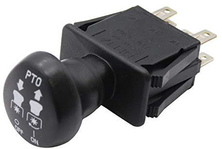 SECURA Interrupteur d'embrayage de lame (7 pôles) compatible avec MTD P 220 HZ-S 17AF2ACS678 Tracteur de pelouse