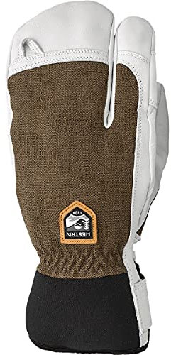 Hestra Army Leather Patrol 3-Finger-Handschuhe oliv