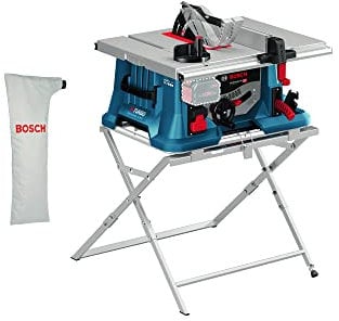 Bosch Professional BITURBO Akku-Tischkreissäge GTS 18V-216 (216 mm Sägeblatt-Ø, inkl. Staubbeutel, Arbeitstisch GTA 560, ohne Akkus und Ladegerät, im Karton)