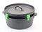 Dutch Oven Abstandhalter Zubehör Belüftung für Lagerung 3er Set u.a. Petromax (6,5mm, Gelbgrün)