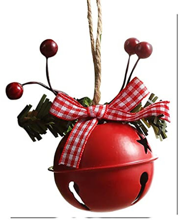 Weihnachtsschmuck Rot Grün Weiß Glocke Mit Band Weihnachtsbaum Dekoration Hängen Pandant Metallglocke Weihnachtsschmuck Für Home-02,China