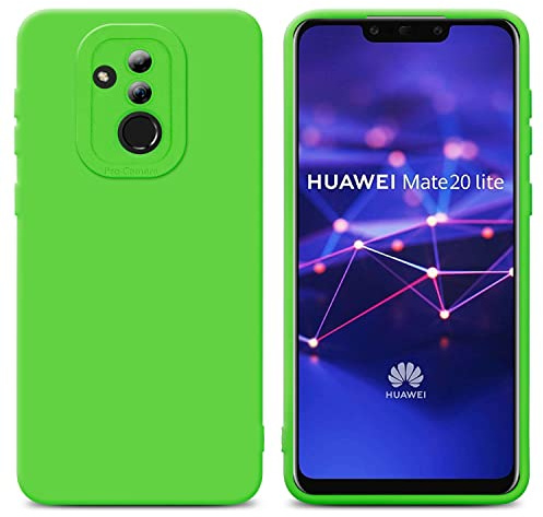 Cadorabo Custodia compatibile con Huawei MATE 20 LITE in FLUID VERDE - Coperchio protettivo in silicone TPU flessibile