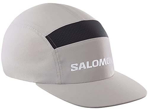 Salomon Runlife Unisex-Kappe Trail running Wandern, Leichter Komfort, Einfache Anpassungen und Alltäglicher Look, Grau, Einheitsgröße