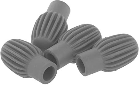 BESSTUUP Lot de 4 baguettes silencieuses pour batterie - Gris