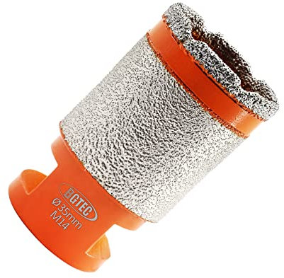 Frese a corona diamantata-BGTEC 35 mm fresa a tazza con punta a dito per smussare le piastrelle in gres porcellanato Marmo Granito Ceramica,M14 Filetto