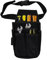 Tissting Werkzeuggürtel mit 1,2m Gürtel, 13 x 25 cm 6 Taschen 600D Oxford Stoff Arbeits Gürteltasche Klein Werkzeugtasche Belt Tool Bag für Schreiner, Elektriker, Techniker, Schwarz Rand