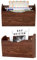 Senhoglb Post-Organizer zur Wandmontage, 2 Stück, Hängeregistratur-Organizer, Holzordner für Wand, Zeitschrift, Briefhalter, hält Büro, Arbeitszimmer und Wohnzimmer, Holzpapier-Organizer, Braun