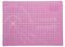 Tapis de découpe A4 en PVC auto-cicatrisant pour tissu, loisirs créatifs, couture, matelassage - Rose