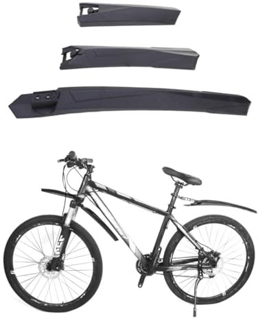 Kisangel Mountain Bike Mudguards Set Quick Release Protector Cycle Mudguards Front Rear Bike Mud Guards Lightweight Easy Install