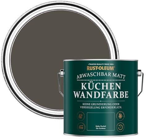 Rust-Oleum Brown Washable Kitchen Wall Paint in Matt Finish - Fallow 2.5L