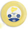 20 Piatti GIALLO in plastica riutilizzabile - piatto tondo 22cm - Riciclabili al 100% - per feste party natale capodanno ecc.