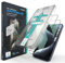 Deppa |2 Pack| Eye Safeguard Certified Anti-Blue Light Screen Protector for iPhone 15 Pro Max (6.7') Tempered Glass Edge to Edge Full Cover with Easy Installation Kit Tray