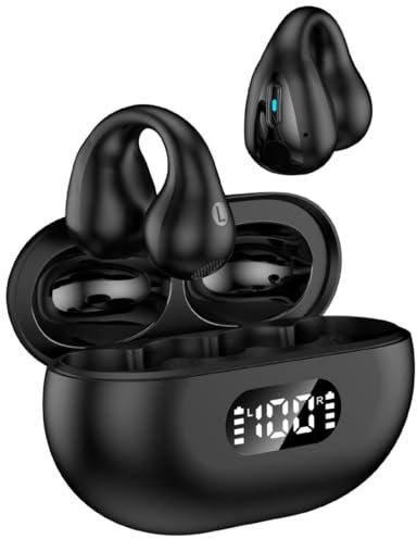 INF Kabellose Open-Ear-Kopfhörer Bluetooth 5.2, HiFi-Stereo-Klangqualität, Perfekt als Sportkopfhörer, Mit praktischem Ladeetui, 5-6 Stunden