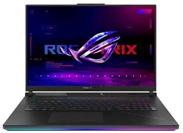 ASUS ROG Strix Scar 18 G834JY-N6075X Intel® Core? i9 i9-13980HX Ordinateur Portable 45,7 cm (18) Quad HD 32 Go DDR5-SDRAM 1 to SSD NVIDIA GeForce RTX 4090 Wi-FI 6E (802.11ax) Windows 11 Pro Noir