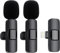 Yulado Kabelloses Lavalier Mikrofon, Handy-Mikrofon, Lavalier Mikrofon Wireless für iPhone– Android/Kamera/PC, 4-in-1 Kabelloses Ansteckmik Rofon für Videoaufzeichnung, Vlog, YouTube, TikTok.