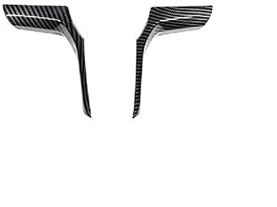 EQPWZG Auto Styling Konsole Lenkrad Rahmen Dekoration Abdeckung Trim, for BMW, for X3 G01, for X4 G02 Auto Innen Zubehör Aufkleber Lenkradverkleidung(2 Pieces B)
