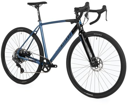 ATTABO Gravel Bike GRADO 2.0 avec Cadre en Aluminium 52-56 cm Guidon Ergonomique Frein à Disque mécanique TEKTRO vélo avec Roues de 28 avec Accessoires Selle réglable 10 Vitesses